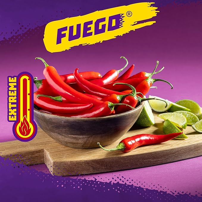 Takis Fuego 40 pc / 1 oz Multipack - Hot Chili Pepper & Lime Flavored Extreme Spicy Rolled Tortilla