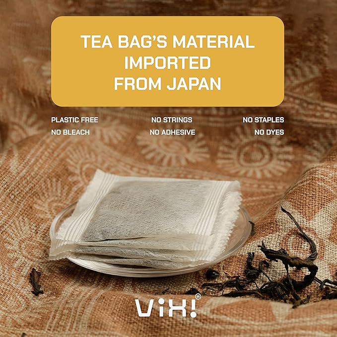 VIXI White Tea Bags, 80 Counts, Vietnam's Mountain Tea, Peony, Te Blanco, Flavored, Good Earth