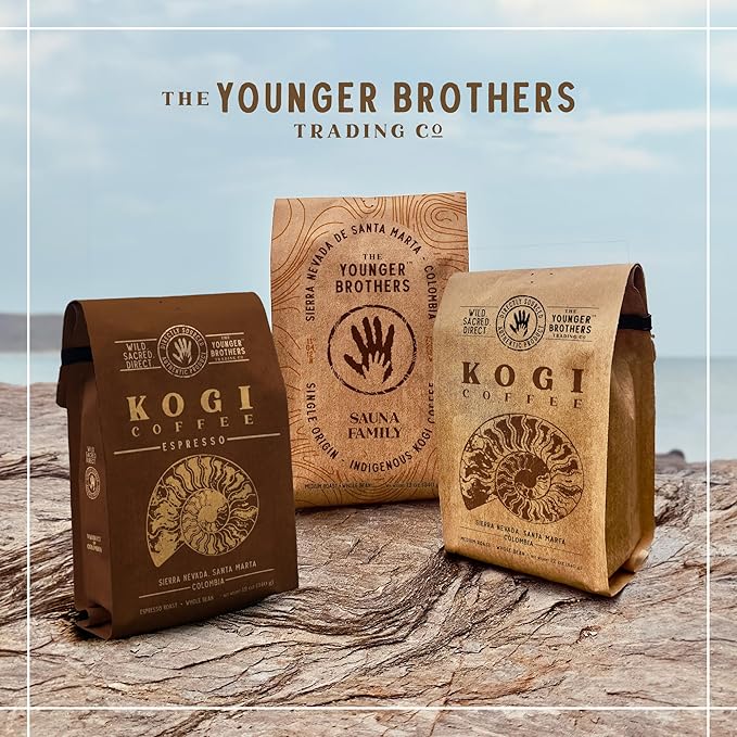 The Younger Brothers Trading Co. Kogi Coffee | Indigenous Wild Grown Whole Bean | Ethically Sourced
