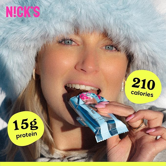 Nick?™s Triple Chocolate Protein Bars ??12-Count Box | High Protein, Low Calories, Low Carbs, Keto