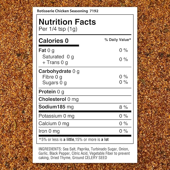 The Spice Lab Rotisserie Chicken Seasoning - Flavorful & Savory Homestyle, Chicken and Poultry Rub