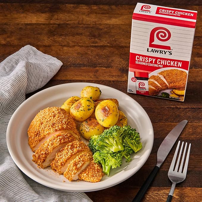 Seasoned Coating Mix Variety Pack, From Popular Brands Lawry??? Frank???RedHot, French??? OLD BAY