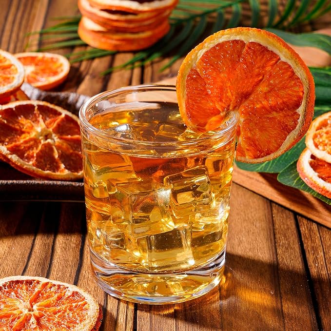 Dried Blood Orange Slices, 8.82oz/250g,Dehydrated Orange Slices For Cocktails,100% Natural Fruit No