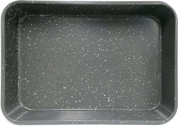 casaWare Grande Lasagna/Roaster Pan 18 x 12 x 3-Inch - Extra Large, Ceramic Coated NonStick (Silver