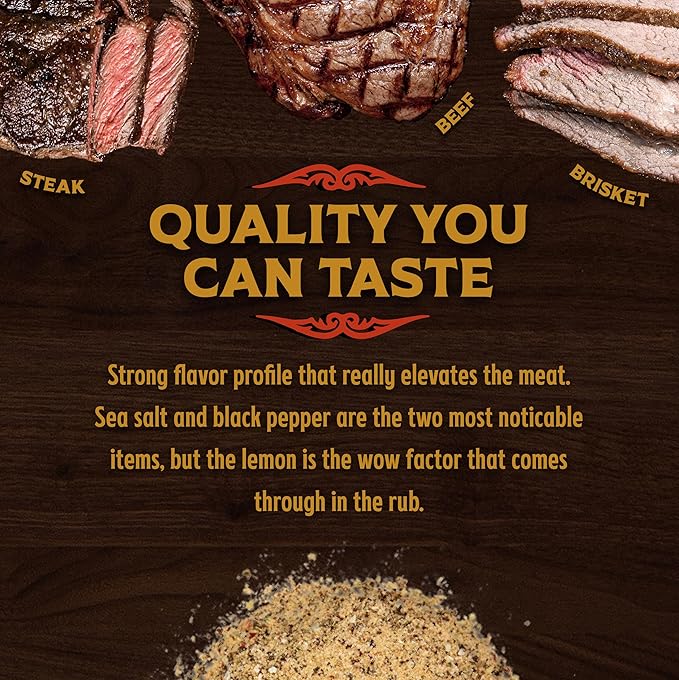 Big Poppa’s Double Secret Steak Rub — Award Winning Beef Rub — Gluten-Free Spice Mix — Dry Rubs for