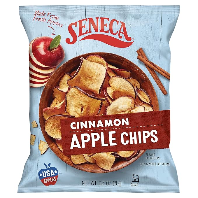 Seneca Cinnamon Apple Chips | Made from Fresh Apples | 100% Red Delicious Apples | Yakima Valley