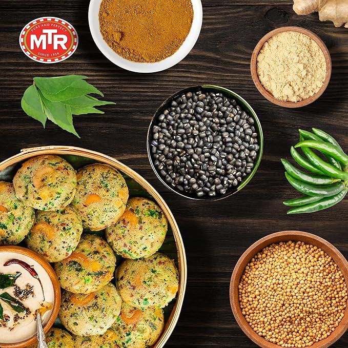 MTR Instant Masala Rava Idli Mix - Ready to Cook Authentic Indian Breakfast, Lunch, Dinner or Snack