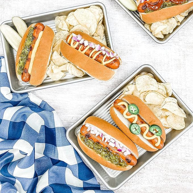 USA Pan Bakeware Mini Sheet Baking Pan Warp Resistant with Nonstick Quick Release Coating