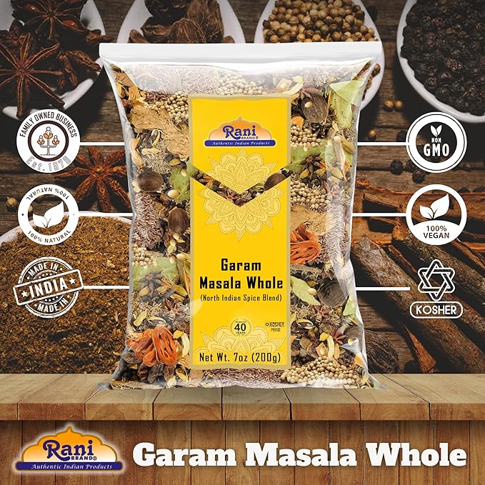 Rani Garam Masala Indian 11 Whole Spices Blend 7oz (200g) ~ All Natural, Salt-Free | Vegan | No