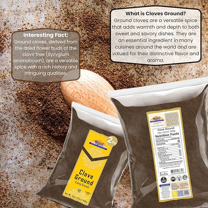 Rani Cloves Powder (Laung) Indian Spice 32oz (2lbs) 908g Bulk ~ All Natural, Gluten Friendly |