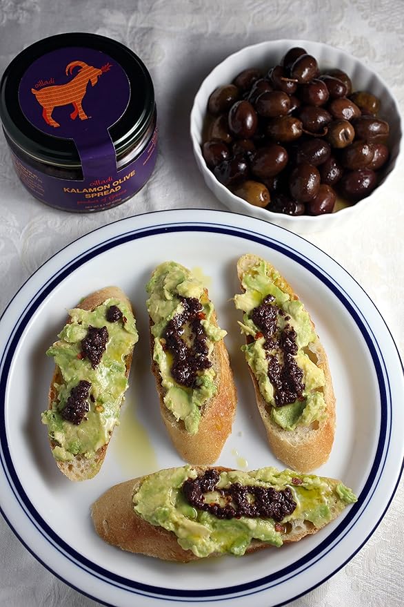 Oilladi Tapenade Kalamon Olive Spread imported from Greece, 8.1 oz