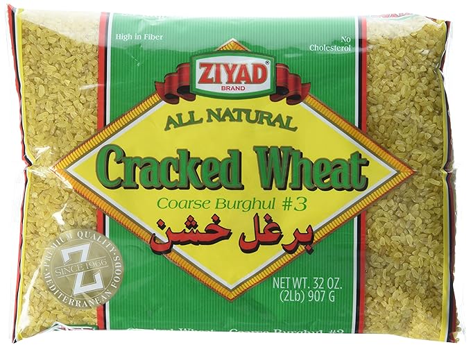 Ziyad Cracked Wheat Bulgur ??Fiber-Rich Whole Grain, Nutty Flavor & Chewy Texture ??Ideal for
