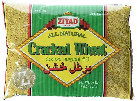 Ziyad Cracked Wheat Bulgur ??Fiber-Rich Whole Grain, Nutty Flavor & Chewy Texture ??Ideal for