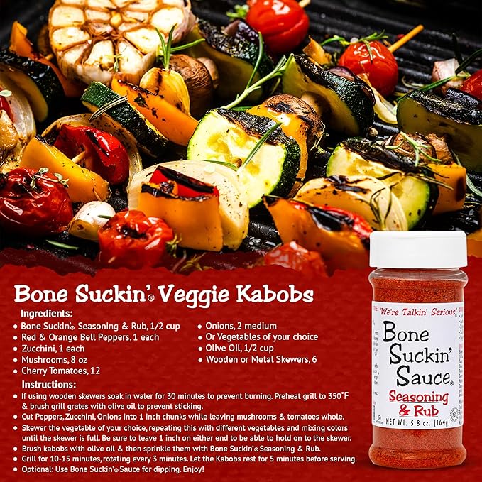 Bone Suckin' Sauce Seasoning and Rub-Variety, Original, Steak, Seafood and Chicken, Great for