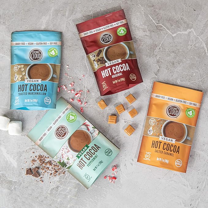 Coconut Cloud Vegan Hot Cocoa, Salted Caramel, 7 oz (198 g)