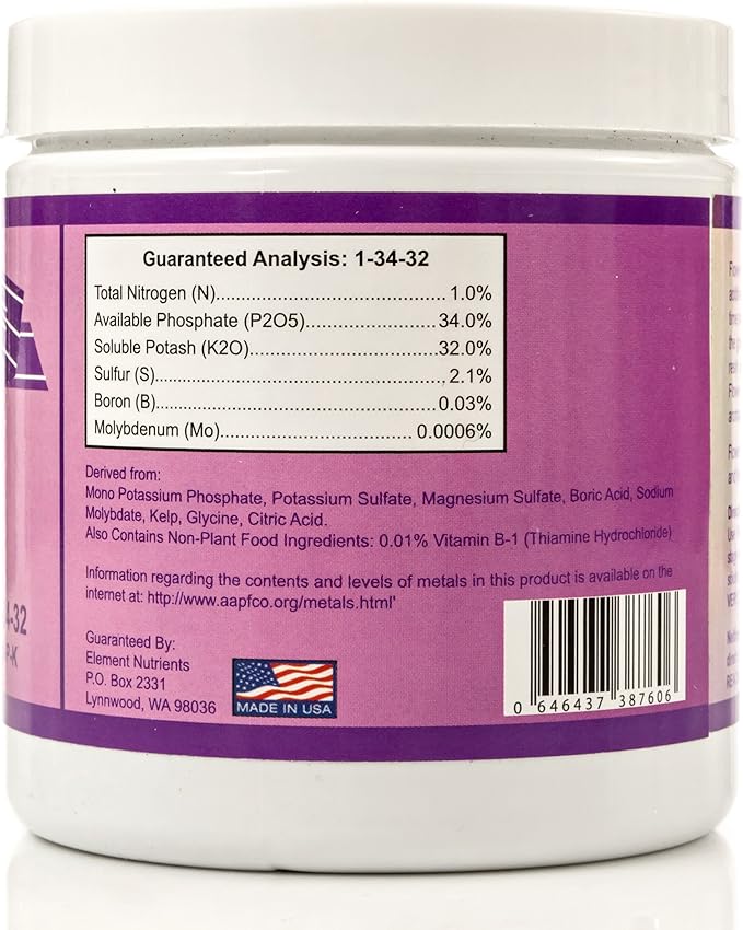 Bloom Booster and Yield Enhancer for Plants - Big, Heavy, Healthy Harvests, for Use in Soil and