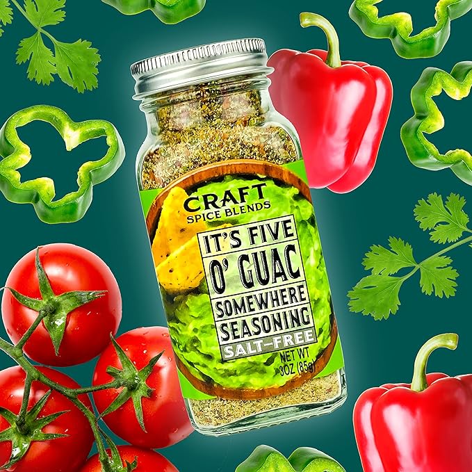 Craft Spice Blends Happy Hour Seasoning 4-Pack Gift Set - Top Shelf Spices Raising the Bar on