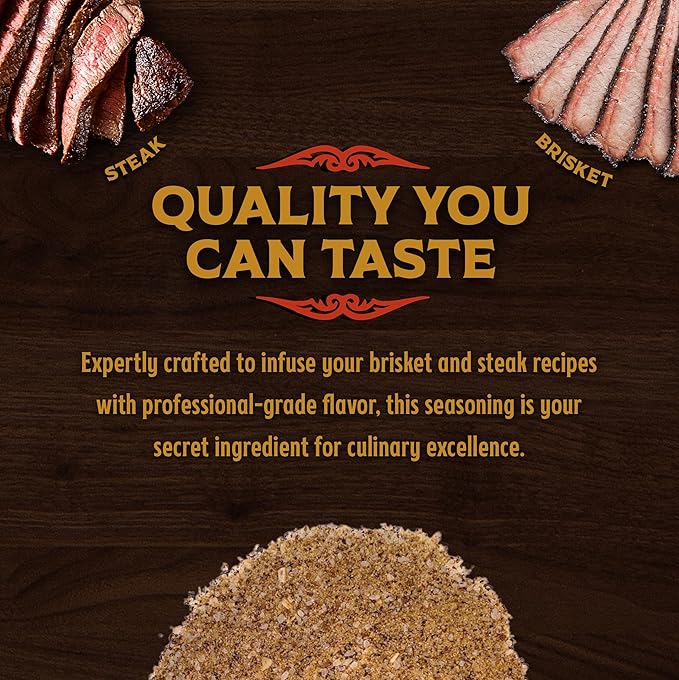 Big Poppa's Competition Brisket & Steak Seasoning – Unleash the Flavor of Your Beef Recipes with