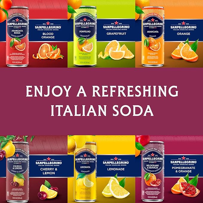Sanpellegrino Italian Sparkling Drinks, Build Your Own Variety Pack, Sparkling Fruit Beverage, Made
