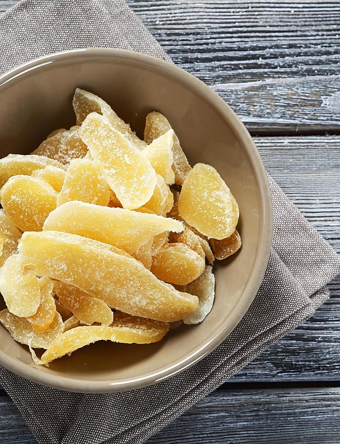 Anna and Sarah Dried Crystallized Ginger in Resealable Bag 3 Lbs