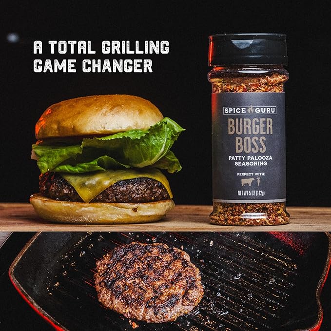 Spice Guru Grill Seasoning Gift Set - 4 Flavor BBQ Seasonings and Rubs - Christmas Gifts for Men