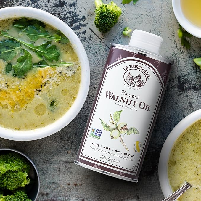 La Tourangelle, Roasted Walnut Oil, Plant-Based Source of Omega-3 Fatty Acid, Cooking, Baking, &