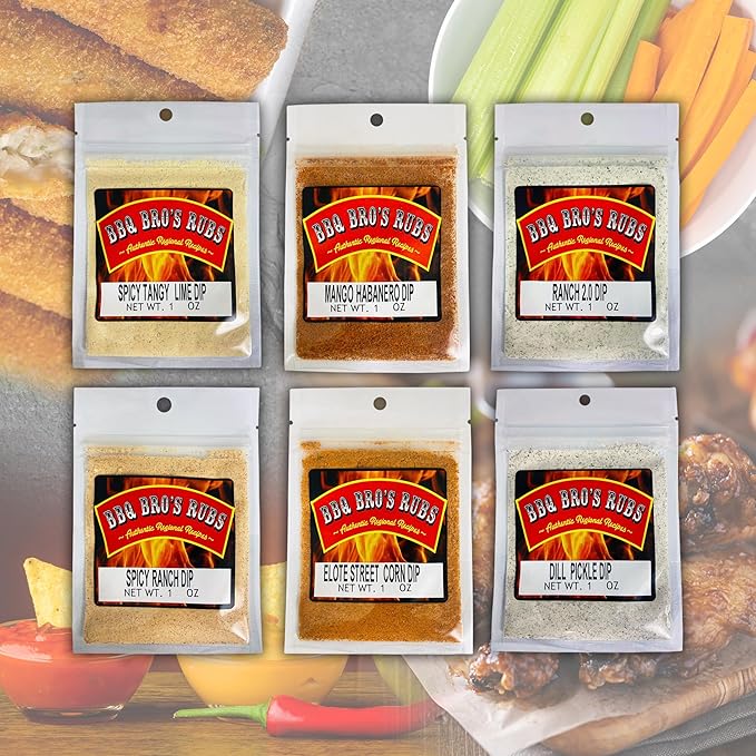 BBQ Bros Supreme Dip Mix for Snacks, Vegetables & Spreads - Dry Seasoning Mix for Chicken Wings