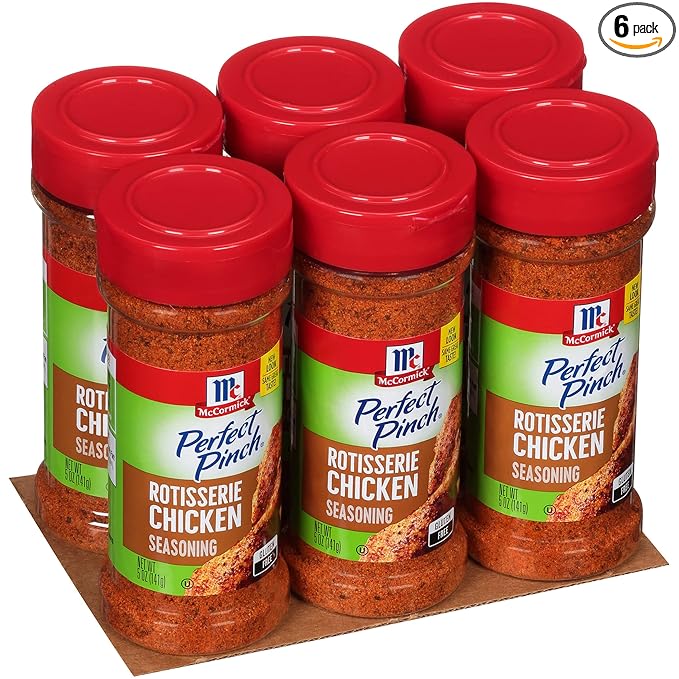 McCormick Perfect Pinch Rotisserie Chicken Seasoning, 5 oz (Pack of 6)
