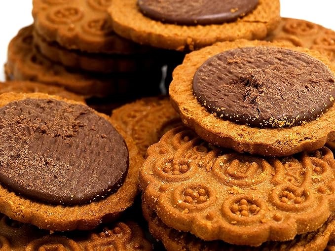 Papadopoulos Greek Sandwich Cookies with Cocoa Filling, 2 Pack. Authentic European Cookies.