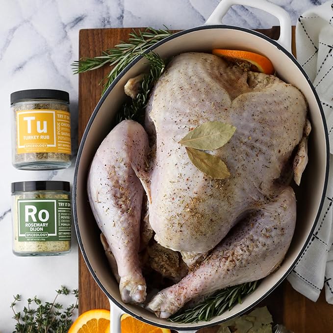 Spiceology - Turkey Rub - Savory Poultry Seasoning and Spice Blend - Use On: Pork, Turkey, Chicken