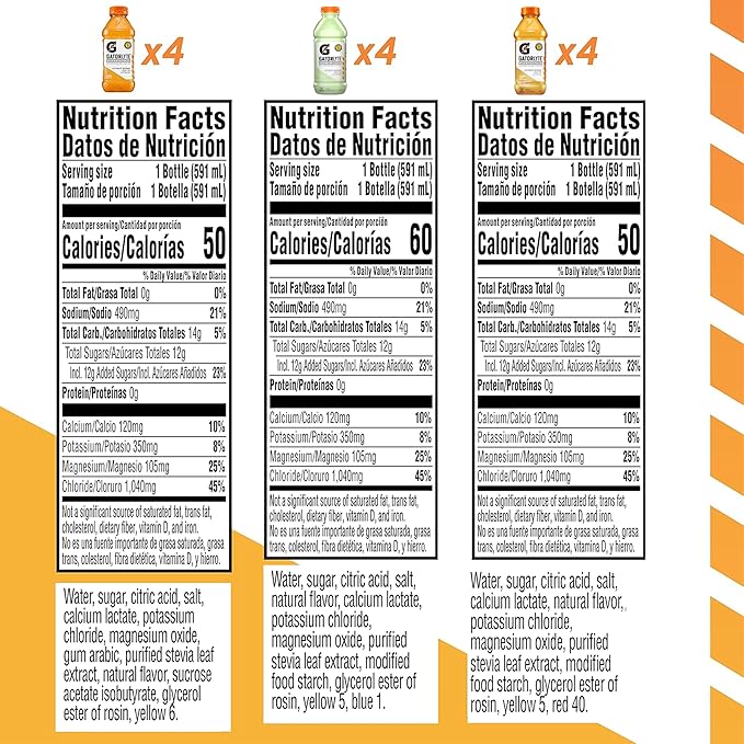 Gatorlyte Rapid Rehydration Electrolyte Drink, 3 Flavor Variety Pack, Specialized Blend of 5