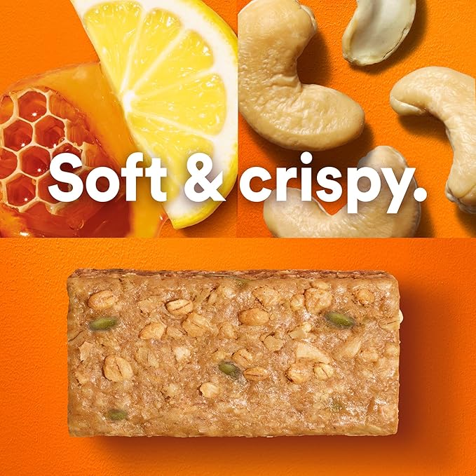 RXBAR Nut Butter and Oat Protein Bars, Protein Snacks, Snack Bars, Lemon Honey Cashew Butter (30