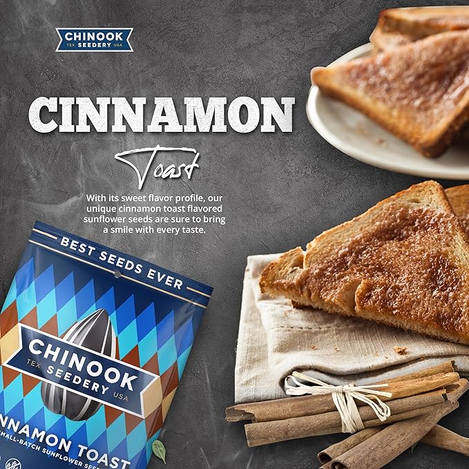 Chinook Seedery Roasted Jumbo Sunflower Seeds - Keto Snacks - Best For Snack Packs - Gluten Free