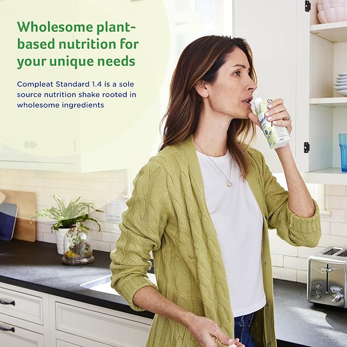 Compleat Standard 1.4 Plant-Based Vanilla Nutrition Shake - 18g Protein, 29 Vitamins & Minerals
