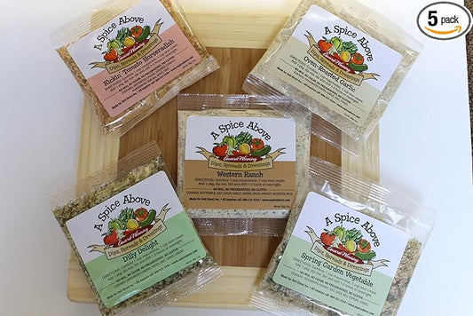 A Spice Above Variety Pack of 5 Dips