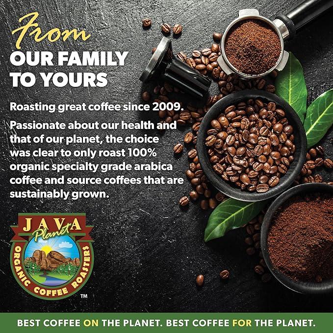 Low Acid Organic Coffee ??Whole Bean, Mold-Free & Stomach Friendly by Java Planet, Good Morning