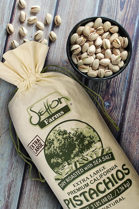Setton Farms Pistachios, Dry Roasted and Salted Pistachios, Extra Large Premium California