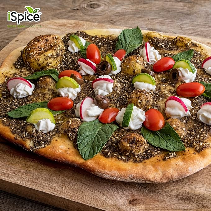 iSpice - Sugar-Free ZATAR SEASONING World Flavor Super Spice Blend | All Natural | Ready to use as