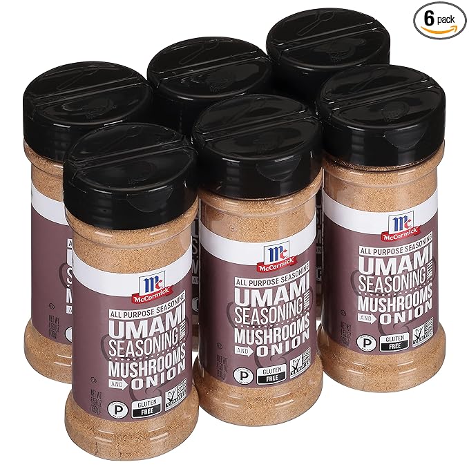McCormick Umami Seasoning with Mushrooms and Onion, 4.59 oz (Pack of 6)