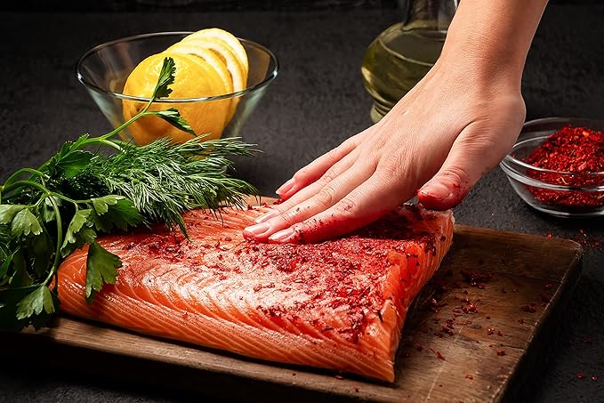 King Red Salmon Rub ??Classic Potlatch Seasoning Dry Spice Blend - Grilled Salmon, Seafood and
