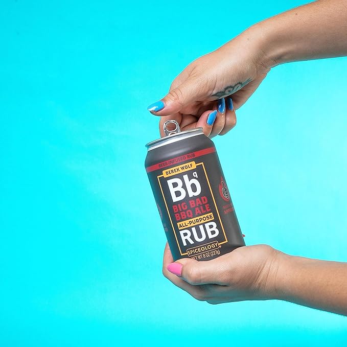 Spiceology & Derek Wolf - Big Bad BBQ Ale - Beer-Infused Barbecue Rubs, Spices and Seasonings - Use