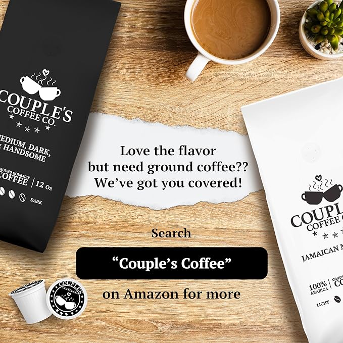 Couple's Coffee K-Cups | Gives Back to Military Families | Jamaican Me Crazy | Gourmet Flavored