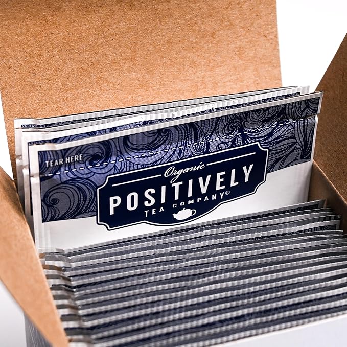 Organic Positively Tea Company, Spearmint Green Tea Bags, 20 Count