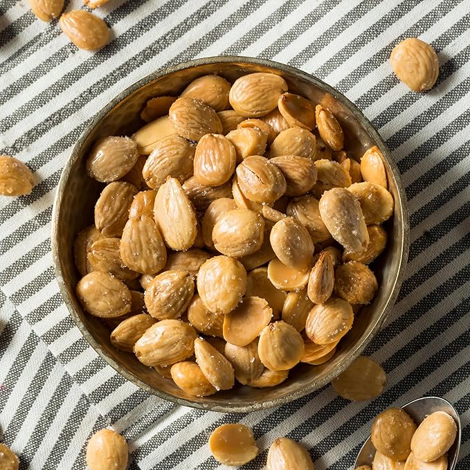 Yupik Roasted Sea Salted Marcona Almonds, 2.2 lb (35.2 oz), Gluten-Free, Vegan, Kosher, Whole Nuts