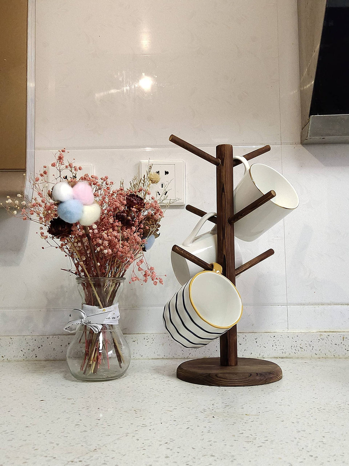 Dorhors Mug Holder Tree,Coffee Cup Holder,Mug Rack Stand Hook,Bar Organizer