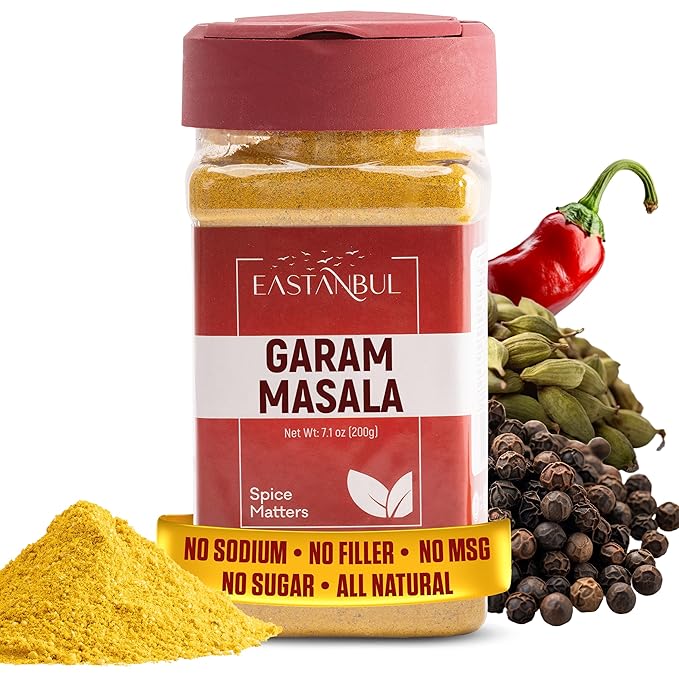 Eastanbul Garam Masala, 7.1oz Garam Masala Spice Powder Mix, Indian Spice, Top Culinary Grade