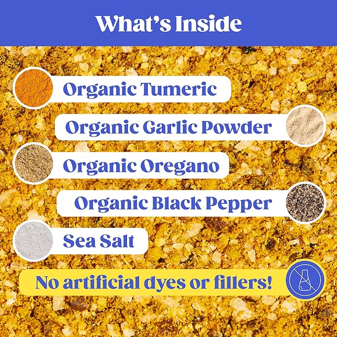 Loisa Adobo Seasoning, USDA Organic, Non-GMO, No-MSG, No Preservatives, No Artificial Coloring, No