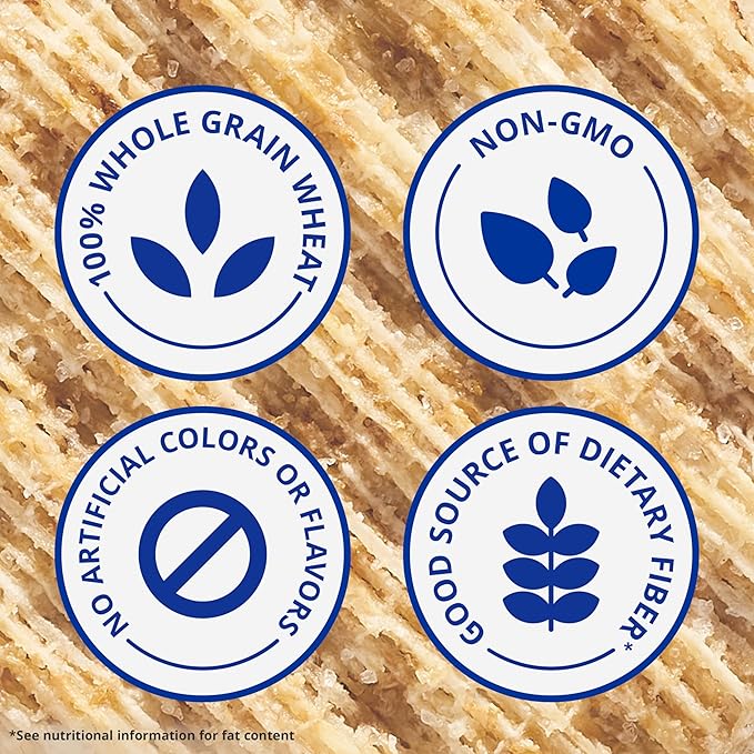 Triscuit Balsamic Vinegar & Basil Whole Grain Wheat Crackers, Lunch Snacks, Bulk Snack Crackers, 6