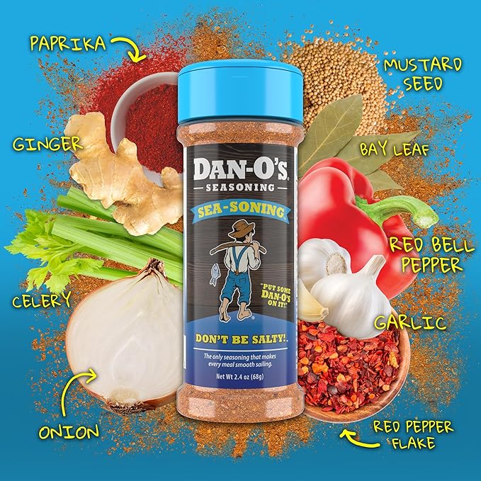 Dan-O's 8 Bottle Seasoning Set, Extra-Small Bottles, 8 Pack, Includes Original, Spicy, Chipotle