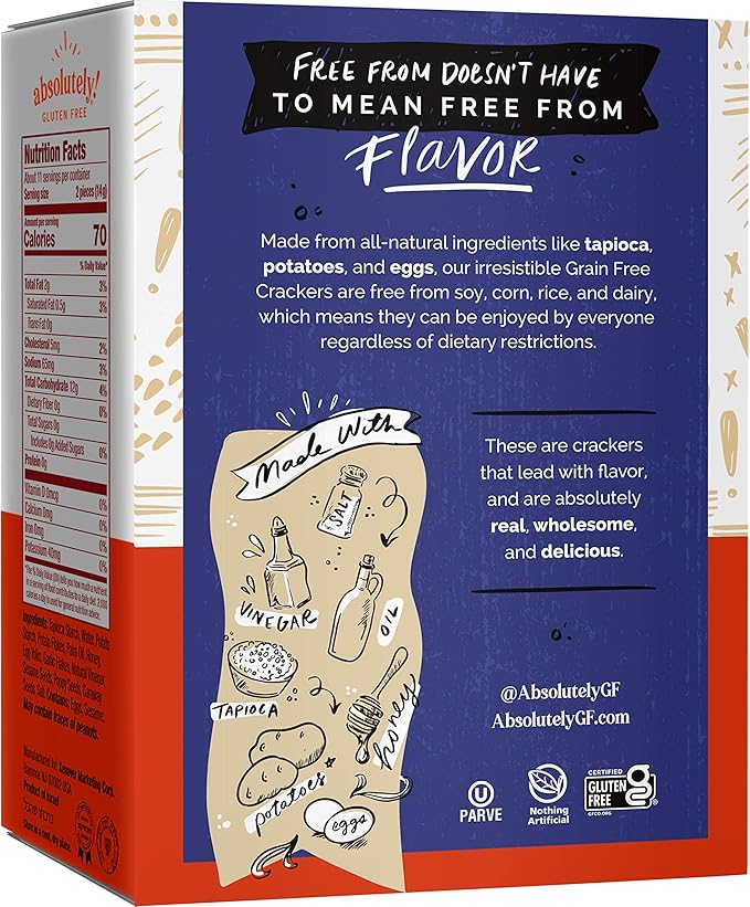 Absolutely Gluten Free Everything Flatbread, 5.29-Ounce (3-Pack)